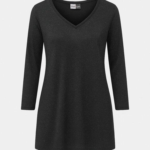 Dress.com Sparkly Long-Sleeve Shift Dress – Size Large - Picture 1 of 10